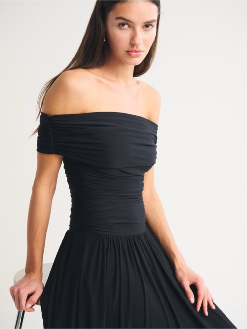 Bra-Free Drop-Waist Maxi Dress Abercrombie - Picture 2 of 6